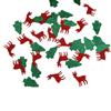 Confeti de Mesa de Navidad Alce Copo de Nieve Estrella de Cinco Puntas Lentejuelas para Lanzar Suministros para Fiesta de Navidad Regalo Accesorios DIY