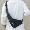 Bolsa de Peito Transfronteiriça Masculina Novo Estilo Mochila de Peito Impermeável Pequena para Viagem Bolsa de Ombro Única Multifuncional Bolsa Transversal de Ombro Único