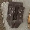 Meias-calças Novas para Meninas Primavera e Outono Estilo Coreano Versátil Leggings de Bebê Roupa Externa Infantil Leggings com Laço
