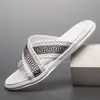 Chinelo Masculino Novo Estilo 2022, Tendência de Moda Outdoor, Sandálias Casuais de Praia Atacado, Simples e Casual