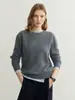 Suéter de Punto de Lana 100% Australiana, Cuello Redondo, Otoño Brillante, Multicolor, Holgado, Suave y Esponjoso, para Mujer