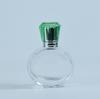 En Stock Botella de Perfume Plana Redonda de 30ml/50ml/100ml, Botella de Vidrio de Cierre a Presión, Botella con Atomizador de Presión, Tipo Pulsador
