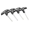 Ferramenta Manual Chave Hexagonal de Plástico em T com Cabo, Cabeça Chata Sextavada 6 Lados, Ferramenta de Manutenção de Equipamentos Mecânicos, Lote