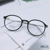 Armazón de gafas de titanio puro 6g al por mayor redondo TR90 tamaño pequeño armazón de gafas con chapado IP armazón de titanio transparente libro rojo pequeño 9882