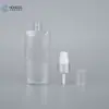 Botella de Capacidad Pequeña 110ml Loción Tónica Botella de Recarga Tapa de Rosca de PET Tónico en Spray Botella Plástica Vacía Cosméticos