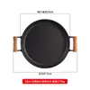Frigideira de Ferro Fundido Panqueca Pan Doméstica Sem Revestimento Antiaderente Ferramenta para Panqueca de Mão Ferro Fundido