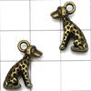 Los más vendidos de Amazon Nueva Serie de Animales Perro de Aleación Antigua Colgante Colgante Pulsera DIY Collar Accesorios de Joyería