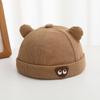 Gorro de Bebé Primavera, Otoño e Invierno Nuevo Estilo Lindo y Súper Lindo Gorro de Propietario para Niños y Niñas Gorro de Piel de Melón Infantil Gorro de Pirata Moderno