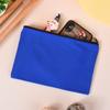 Mini Bolsa de Lienzo en Blanco, Neceser Pequeño, Bolsa con Cremallera, Gran Capacidad, Estampado de Logo, Estuche para Lápices al por Mayor, Bolsita con Cremallera
