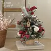 Set de Árbol de Navidad de Escritorio Berry Decoración Decoraciones Navideñas DIY Decoración de Ventana de Hotel Hogar En Stock