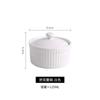 Cuenco Pequeño para Hornear Transfronterizo Cerámica Soufflé Leche de Doble Piel Huevo al Vapor Taza para Pudín Vajilla Hornear Cuenco Pequeño Postre