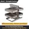 Cesta extraíble de aluminio para cocina Alandwares