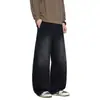Jeans rectos retro para hombre de otoño e invierno, estilo americano de alta calle moderno y a la moda, jeans de diseñador cómodos y versátiles para hombre
