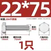 Tornillo Hexagonal Exterior de Acero Inoxidable 304 Varilla Roscada Extendida Tornillo M22M24M27M30M336 Otro