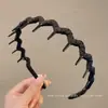 Nueva Diadema Antideslizante Dentada para Mujer, Diadema Simple de Ola, Aumenta la Altura de la Corona, Para Recoger Cabellos Sueltos, Accesorio Versátil para el Cabello