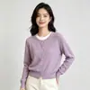 Cárdigan de punto liso minimalista estilo coreano con pequeños botones dorados y cuello redondo para mujer, nuevo diseño de principios de otoño, top de nicho moderno