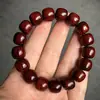 India Sándalo Rojo Hoja Pequeña Pulsera de Cuentas Barril Estrella Dorada Completa Sándalo Tipo Antiguo Pulsera de 108 Cuentas para Hombres y Mujeres Juguete Cultural de Madera Cuentas Budistas
