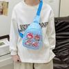 2026 Nueva Bolsa de Pecho Simple para Niños Linda Bolsa Cruzada para Niños y Niñas Divertida Bolsa Cruzada de Jardín de Infancia Dibujos Animados Moderna