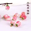 Joyería DIY Materiales Hechos a Mano Venta al por Mayor Cuentas de Vidrio Caqui Agujero Recto Cuentas Sueltas Pulsera Pulsera Aretes Accesorios Colgante