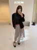 Liquidação, Sem Devoluções ou Trocas. Primavera de 2026 Novo Estilo Coreano Dongdaemun Am*Me*To Lee Kum-Hwa Saia/Saia-Short
