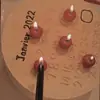 Versão Coreana de Vela de Cereja Decoração de Bolo de Aniversário Enfeites Vela de Aniversário Simulada de Cereja Decoração para Assar Sobremesas