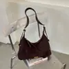 Bolso de Felpa Gamuzada para Mujer 2026 Nuevo de Moda Otoño Retro Milanesa para Viajes Diarios Bolso de Hombro Único Bolso Cruzado de Gran Capacidad