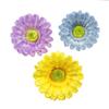 Flor de Gerbera Artificial Cabeza de Flor Crisantemo Fu Lang Flor Falsa Material para Manualidades Accesorios para el Cabello Pasador Flor Material para Fotografía del Hogar Floricultura Adornos Pequeños