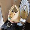 Bolso de Mano de Moda Simple de Alta Calidad para Viajes Diarios para Mujeres 2026 Verano Nuevo Bolso Cruzado Cubo de Nicho