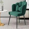 Silla de Comedor Silla de Restaurante Respaldo Silla de Maquillaje de Celebridad en Línea para Dormitorio de Niña Tocador Uñas Arte Sencillo Estilo Ins Fábrica