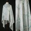 Tela Jacquard Tencel Flor Bola Azul Claro 1.5m Ancho Nuevo Estilo Nacional Chinoiserie Tela para Cheongsam Dinastía Han