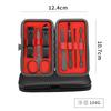 Set de Herramientas Negras para Cortar Uñas, Cortauñas, Herramientas de Pedicura, Tijeras para Cutículas, Set de Cortauñas Doméstico