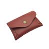 Bolsa de Almacenamiento Plegable Desmontable Multicolor con Broche de Presión de Cuero PU Simple para Joyería, Monedas, Cosméticos