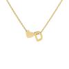 Coolai Joyería de Acero Inoxidable al por Mayor Comercio Exterior Europeo y Americano E-Commerce Transfronterizo Collar con Combinación de Corazón y Letra Inglesa Amor