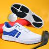 Zapatos de Golf para Hombre Cuero Impermeable Hebilla Giratoria Antideslizante Zapatos de Golf para Mujer Tenis de Exterior para Hombres y Mujeres