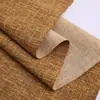 En stock poliéster imitación lino 28 Colores tela de lino grueso con recubrimiento de imitación de lino tela para bolsos suaves de primavera y verano tela decorativa de ingeniería sofá