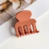 Pinza de Garra de Alto Gama para Cola de Caballo Alta de Cuatro Picos, Pinza Pequeña Mate para el Cabello, Accesorio para el Cabello Pinza de Tiburón para Recogidos en la Parte Trasera de la Cabeza Venta al por Mayor