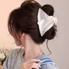 Pinza para el pelo de cuadros retro estilo coreano para mujer, nuevo modelo 2026, pinza de tiburón de alta calidad para recogidos, accesorio para el cabello