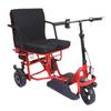 Triciclo Eléctrico Ligero de Aleación de Aluminio de Venta Caliente Transfronteriza, Scooter de Movilidad para Ancianos, Bicicleta Eléctrica de Reparto Plegable de Una Pieza