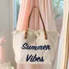 Guangzhou Fairy Bag bolsa de compras portátil estilo coreano con borlas para mujer, bolsa de mano bordada estilo retro para otoño e invierno, bolsa de hombro