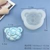 Molde de silicone para saco de abacaxi com formato de urso, molde para fazer donuts de queijo e pizza com desenho animado