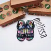 Nuevos Zapatos Melissa nelissa 2024 para Niños y Niñas Sandalias Planas Estampadas Zapatos de Playa de Verano para Bebé
