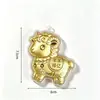 2027 Año Zodiacal de la Oveja Llavero Sobre Rojo Oveja Oveja Obtener Agua de la Fortuna Cubo Bolsa Tener Dinero Para Gastar Colgante Pequeño Personalizado