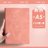 Cuaderno A5, Exquisito y de Aspecto de Alta Calidad, con Cubierta de Piel Suave para Uso Empresarial, Notas de Reuniones de Trabajo, Diseño Retro y Sencillo