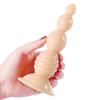 Jiuxi Tapón Anal Transparente Cristalino Expansor Anal Gay AliExpress Nuevo Arteria Perla Rugosa Tapón Anal Color Piel Grande