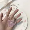 Colar Pingente Borla Flor Rosa Feminino Primavera Cedo Versátil Doce Luxo Leve Corrente Clavícula Moda Elegante Nicho Corrente de Pescoço