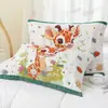 Toalla de almohada de algodón de gasa gruesa de ocho capas 52 cm * 78 cm suave toalla de almohada para pareja de caramelo toalla de almohada de dibujos animados cama