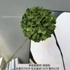 Hortênsia Artificial Redonda de Haste Única para Arranjo de Arco de Salão de Casamento, Material Floral de Decoração Suave Interna Simples para Sala de Estar Mesa de Jantar Flor Artificial