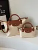 Bolsa de Ombro Único Transversal de Alta Gama Transfronteiriça para Nicho Moda Outono e Inverno 2025 Grande Capacidade Bolsa Dumpling Bolsa Tote