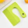 Cuchillo de fruta de plástico de seguridad para niños con diseño de explosión de Amazon que no daña las manos, juguete para niños de educación temprana en jardín de infantes, cuchillo para pastel