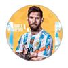 Insignia Argentina Massey periférico personalidad futbolística caricatura barra mayoreo Mei 1-38